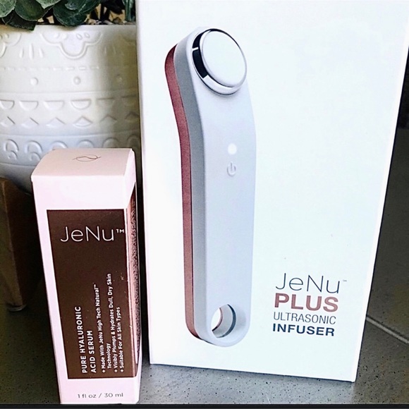 ANTI-AGING TOOL Jenu PLUS ultrasonic infuser ROSE GOLD skincare tool anti aging - Picture 13 of 13